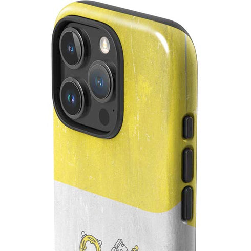 Vatican City Flag Distressed iPhone 16 Pro Max Impact Case